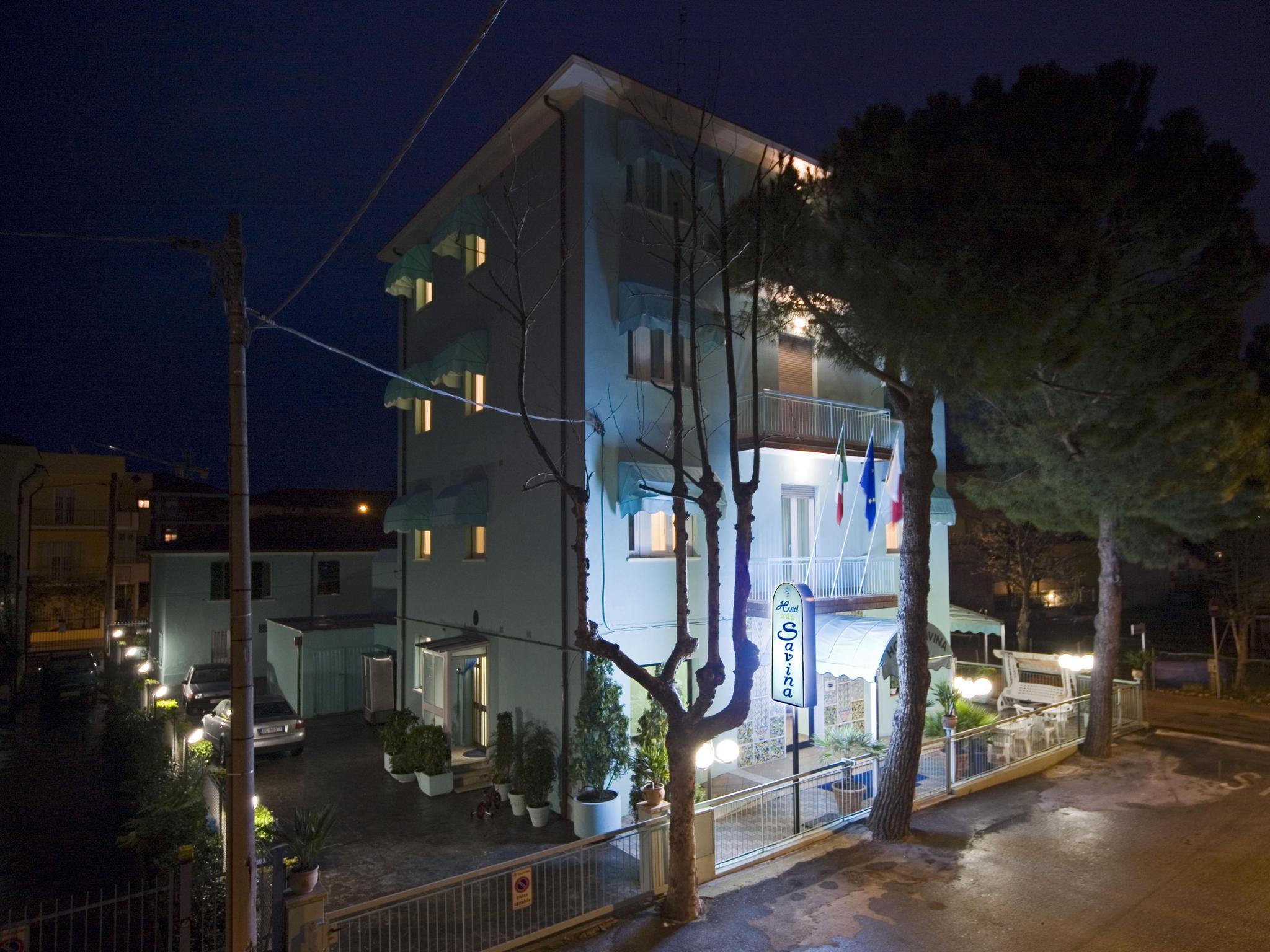 Hotel Savina Rimini Buitenkant foto